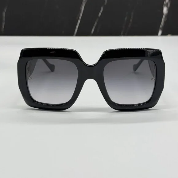 NEW GUCCI GG1022S 001 BLACK WOMEN SUNGLASSES - Picture 3 of 14